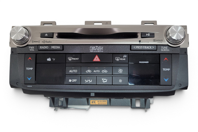 2013-2015 Lexus GS350 Climate Control Panel CD Player Radio Receiver P10636, 86130-30B20, F045, OEM, 2013, 2014, 2015