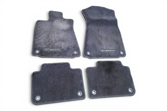 2013-2015 Lexus GS350 All Weather Carpet Floor Mats 4 Piece Set Black PT926-30130-25, F045, OEM, 2013, 2014, 2015