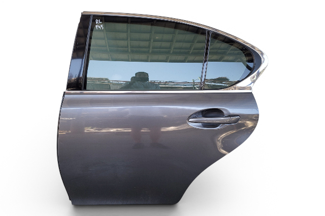 2013-2020 Lexus GS350 Rear Left/Driver Side Door Assembly Mercury Gray, 67004-30651, F045, OEM, 2013, 2014, 2015, 2016, 2017, 2018, 2019, 2020