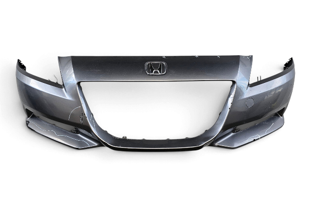 2011-2012 Honda CR-Z CRZ Front Bumper Cover Assembly Silver, 04711-SZT-A90ZZ, F046, OEM, 2011, 2012