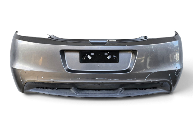 2011-2012 Honda CR-Z CRZ Rear Bumper Cover Assembly Silver Metallic, 04715-SZT-A90ZZ, F046, OEM, 2011, 2012