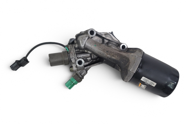 2005-2008 Acura RL Engine Spool Valve Oil Filter Holder Solenoid Housing 15811-RCA-A01, F047, OEM, 2005, 2006, 2007, 2008