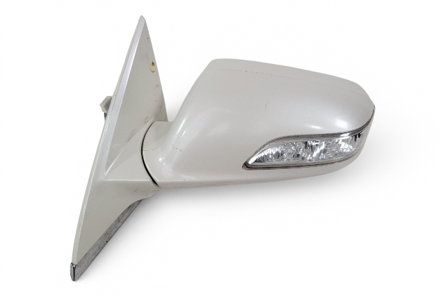2005-2008 Acura RL Side View Mirror, Left/Driver, White 76250-SJA-305ZL, F047, OEM, 2005, 2006, 2007, 2008