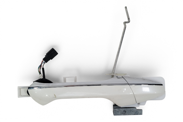 2005-2008 Acura RL Exterior Door Handle Front Right White, 72141-SJA-A14ZD, F047, OEM, 2005, 2006, 2007, 2008