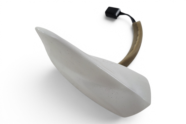 2005-2006 Acura RL Roof XM Radio Antenna White 39510-SJA-A01ZD, F047, OEM, 2005, 2006