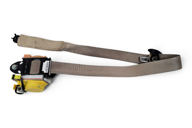 2005-2008 Acura RL Seat Belt Front Left Driver Side Cream Ivory, 04818-SJA-A02ZC, F047, OEM, 2005, 2006, 2007, 2008