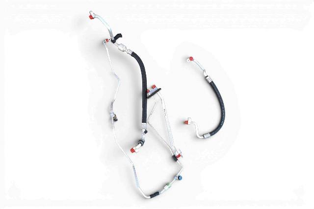 2005-2012 Acura RL A/C Air Conditioner Evaporator Hose Line Pipe Set(3) 80320-SJA-A01, F047, OEM, 2005, 2006, 2007, 2008, 2009, 2010, 2011, 2012