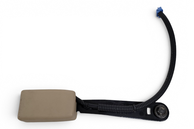 2005-2008 Acura RL Seat Belt Buckle, Front Left/Driver Side Cream Ivory, 04816-SJA-A01ZC, F047, OEM, 2005, 2006, 2007, 2008