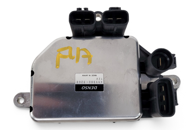 2005-2012 Acura RL Radiator Fan RFC Unit Module (Denso) 19090-RKB-003, F047, OEM, 2005, 2006, 2007, 2008, 2009, 2010, 2011, 2012