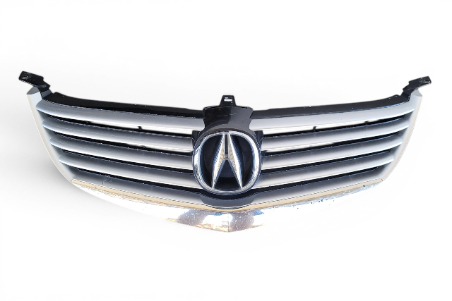 2005-2008 Acura RL Front Bumper Grill Grille Upper 71121-SJA-A00, F047, OEM, 2005, 2006, 2007, 2008