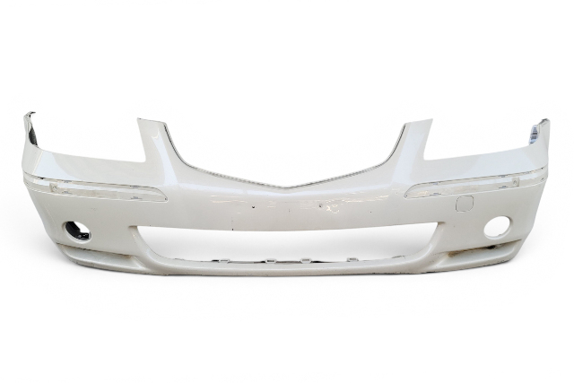 2005-2008 Acura RL Front Bumper Cover w/o Fog Light Lamps White, 04711-SJA-A90ZZ, F047, OEM, 2005, 2006, 2007, 2008