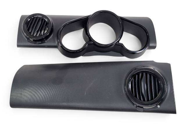2007-2010 Honda Element Instrument Speedometer Bezel Panel Trim Set(2), 77105-SCV-A01ZD, F048, OEM, 2007, 2008, 2009, 2010