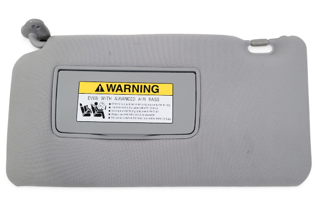 2007-2010 Honda Element Sun Shade Visor Sunvisor Left Titanium, 83280-SCV-A31ZB, F048, OEM, 2007, 2008, 2009, 2010