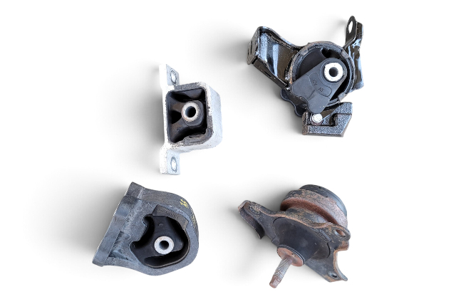 2003-2010 Honda Element Engine Rubber Mount Set(4) 50840-SCV-A01, 50821-SCV-A03, 50805-SCV-A01, F048, OEM, 2003, 2004, 2005, 2006, 2007, 2008, 2009, 2010