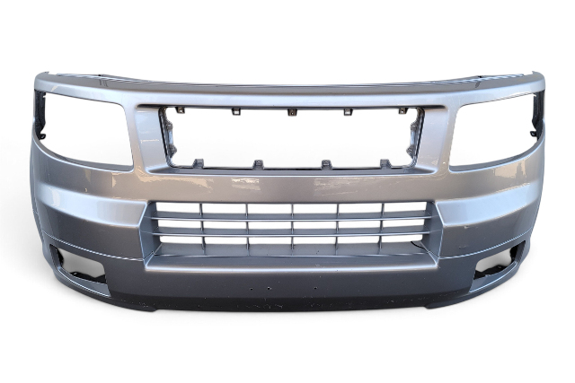 2007-2008 Honda Element SC Front Bumper Face Cover Upper/Lower Silver Metallic, 04711-SCV-A60ZB, F048, OEM, 2007, 2008