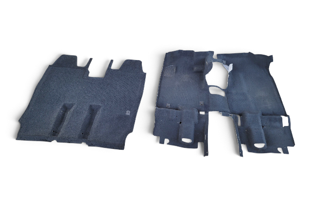 2007-2010 Honda Element SC Interior Floor Carpet Covering Front/Rear Black 83301-SCV-A30ZA, F048, OEM, 2007, 2008, 2009, 2010