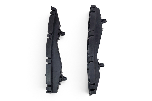 2004-2008 Acura TL Rear Left/Right Bumper Retainer Bracket Set, 71594-SEP-A01, 71599-SEP-A01, F049, OEM, 2004, 2005, 2006, 2007, 2008