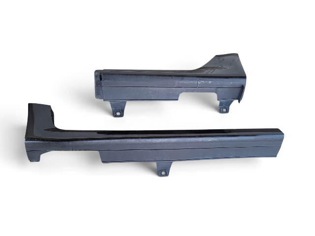 2007-2008 Acura TL Rocker Panel Molding Assembly Left/Driver Black 71950-SEP-A21ZB, F049, OEM, 2007, 2008