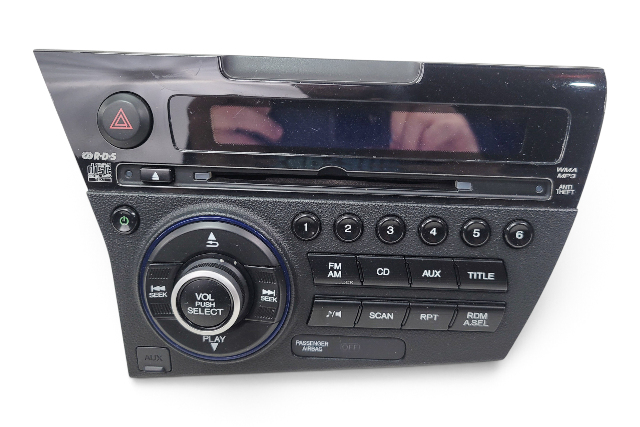 2011-2012 Honda CR-Z EX AM FM CD Radio Tuner, 39100-SZT-A21, 39100-SZT-305, F050, OEM, 2011, 2012