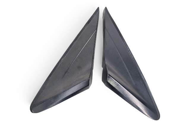 2011-2016 Honda CR-Z CRZ Front Right/Left Door Pillar Corner Garnish Mirror Molding Set, 75495-SZT-G01, F050, OEM, 2011, 2012, 2013, 2014, 2015, 2016