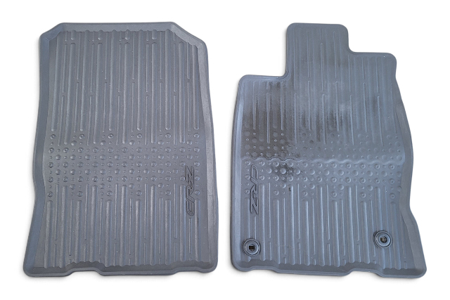 2011-2016 Honda CR-Z CRZ All Season Weather Floor Mats 2 Piece Set Black 08P13-SZT-110, F050, OEM, 2011, 2012, 2013, 2014, 2015, 2016