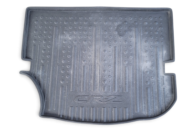 2011-2016 Honda CR-Z CRZ Rear Trunk Tray Spare Tire Cover Mat Rubber, 08U45-SZT-100, F050, OEM, 2011, 2012, 2013, 2014, 2015, 2016