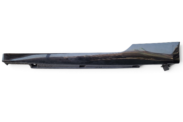 2011-2015 Honda CR-Z CRZ Rocker Panel Molding Left/Driver Black, 71850-SZT-G01ZE, F050, OEM, 2011, 2012, 2013, 2014, 2015