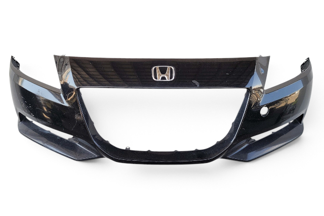 2011-2012 Honda CR-Z CRZ Front Bumper Cover Assembly Black, 04711-SZT-A90ZZ, F050, OEM, 2011, 2012