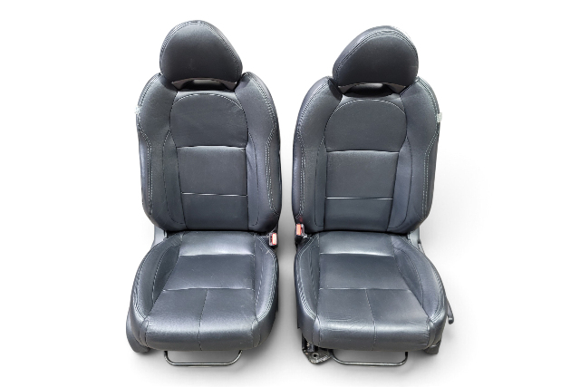 2011 Honda CR-Z EX Front Seat RARE Leather Pair Black, 81526-SZT-A01, 81126-SZT-A01, F050, OEM, 2011