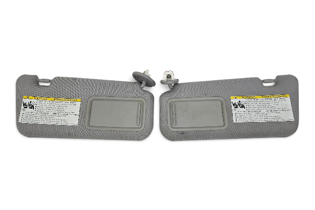 2011-2014 Lexus CT200h Sun Visor Shield Left/Right Set Grey 74320-76020-B0, F051, OEM, 2011, 2012, 2013, 2014