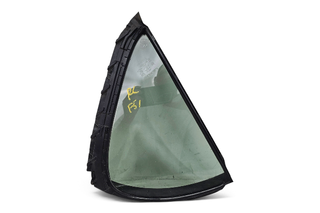 2011-2017 Lexus CT200h Rear Left Door Quarter Vent Glass, 68124-76010, F051, OEM, 2011, 2012, 2013, 2014, 2015, 2016, 2017