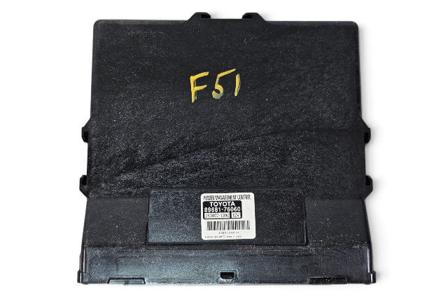 2012-2014 Lexus CT200h Batter Power Management Control Supply ECM 89681-76060, F051, OEM, 2012, 2013, 2014