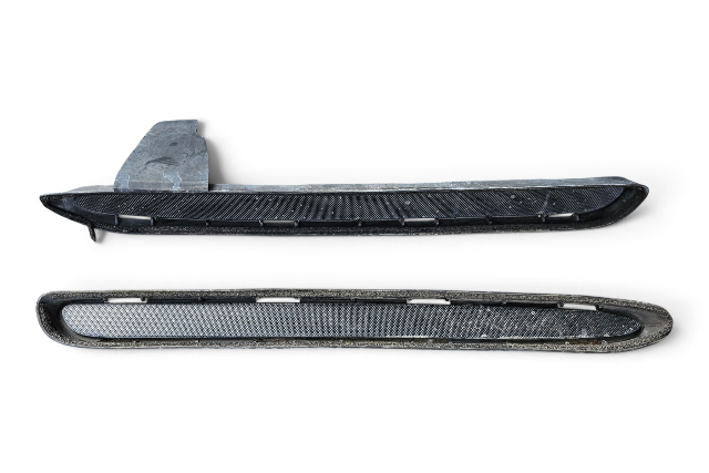 2011-2014 Lexus CT200h Rear Bumper Lower Retainer Louver LH RH, 52565 52566, 52565-76010, F051, OEM, 2011, 2012, 2013, 2014
