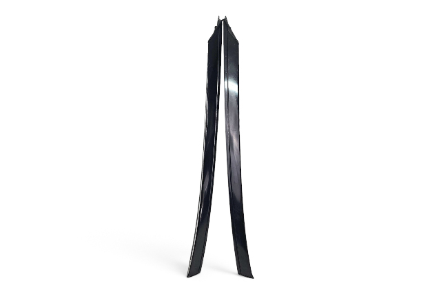 2011-2016 Honda CR-Z CRZ Front Pillar Cover Trim Garnish Left/Right Set, 73152-SZT-G01, F052, OEM, 2011, 2012, 2013, 2014, 2015, 2016