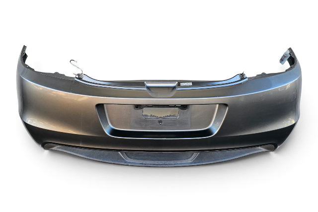 2011-2012 Honda CR-Z CRZ Rear Bumper Cover Assembly Silver Metallic, 04715-SZT-A90ZZ, F052, OEM, 2011, 2012