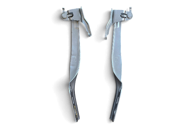 2011-2016 Honda CR-Z CRZ Hood Hinges Left/Right Set, 60120-SZT-G00ZZ, F052, OEM, 2011, 2012, 2013, 2014, 2015, 2016