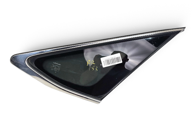 2010-2015 Lexus RX350 RX450h RH Passenger Rear Quarter Glass, 62710-48210, F053, OEM, 2010, 2011, 2012, 2013, 2014, 2015