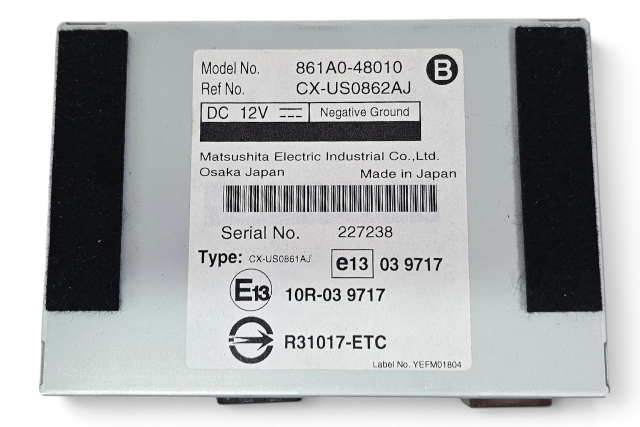 2010-2013 Lexus RX450H Multiplex Multi-Media Interface Computer Unit 861A0-48010, F053, OEM, 2010, 2011, 2012, 2013