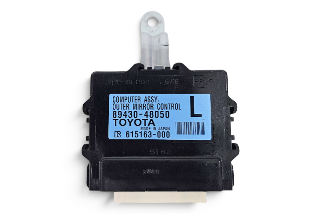 2010-2013 Lexus RX450h Left Outer Mirror Control Computer Unit 89430-0E030, F053, OEM, 2010, 2011, 2012, 2013