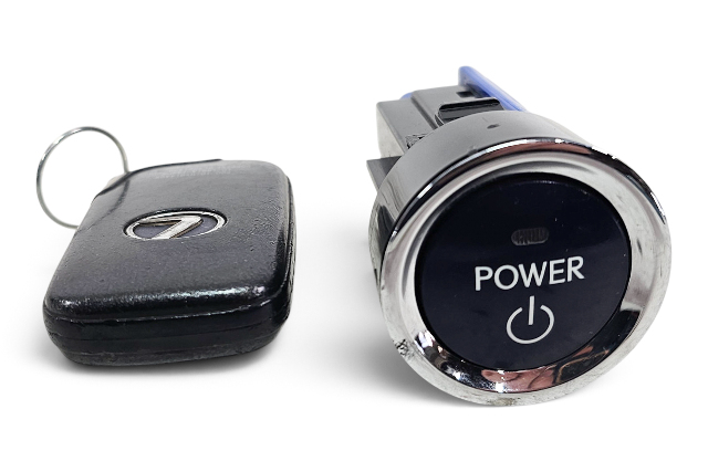 2010-2015 Lexus RX450H Power Push Start Switch Keyless Smart Key FOB Key Remote w/ Key 89611-75034, 89904-48491, F053, OEM, 2010, 2011, 2012, 2013, 2014, 2015