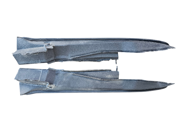 2010-2015 Lexus RX450H Front Fender Upper Reinforcement Left Right Set 53807-0E011, 53808-0E011, F053, OEM, 2010, 2011, 2012, 2013, 2014, 2015