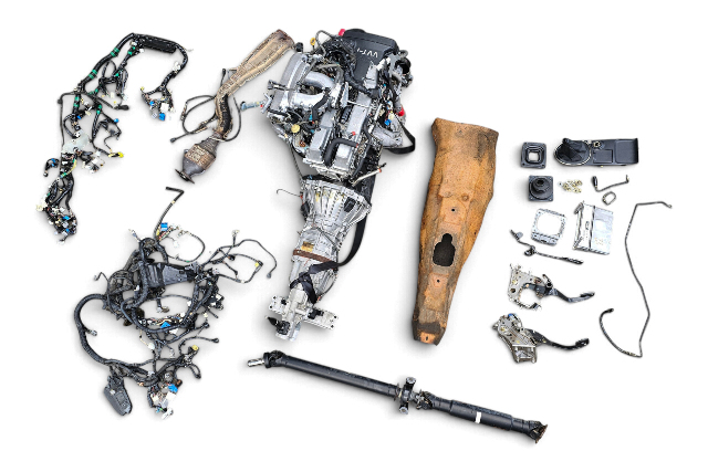 2002-2005 Lexus IS300 2JZ-GE, W55 5-Speed Manual Engine Transmission Swap Kit, F054, OEM, 2002, 2003, 2004, 2005