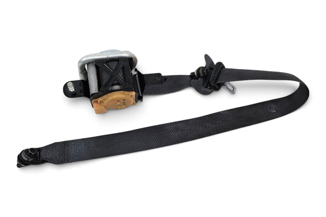 2012-2016 Honda CR-Z CRZ Seat Belt Front Left/Driver Black, 04818-SZT-A01ZC, F055, OEM, 2012, 2013, 2014, 2015, 2016