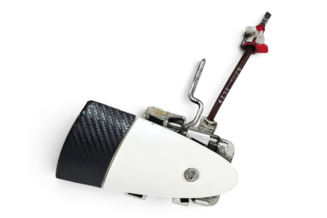 2011-2015 Honda CR-Z CRZ Exterior Door Handle Front Left/Driver Platinum White, 72181-SZT-003ZC, F055, OEM, 2011, 2012, 2013, 2014, 2015