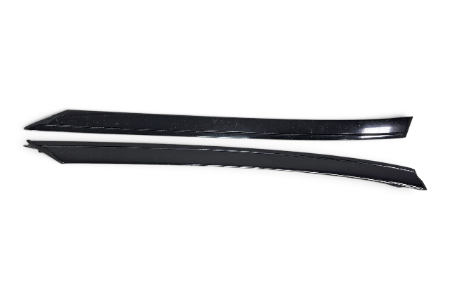 2011-2016 Honda CR-Z CRZ Front Pillar Cover Trim Garnish Left/Right Set, 73152-SZT-G01, F055, OEM, 2011, 2012, 2013, 2014, 2015, 2016