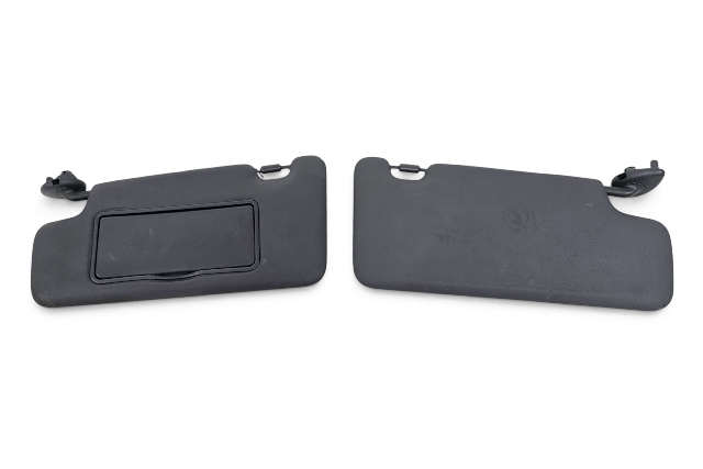 2012-2016 Honda CR-Z CRZ Sun Shade Visor Left/Right Set Gray/Grey, 83230-SZT-A21ZB, 83280-SZT-A21ZB, F055, OEM, 2012, 2013, 2014, 2015, 2016