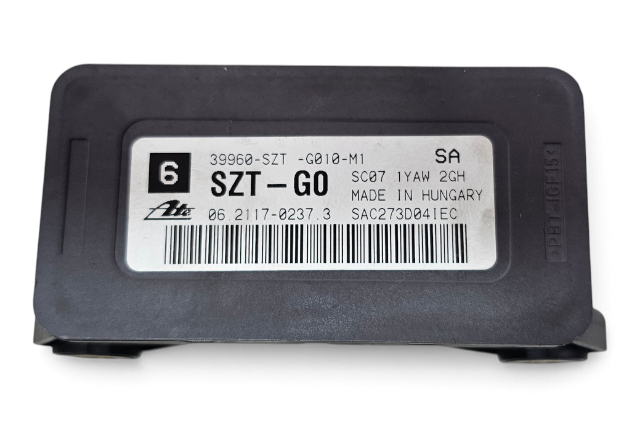 2011-2015 Honda CR-Z CRZ Yaw Lateral Acceleration Rate Sensor 39960-SZT-G01, F055, OEM, 2011, 2012, 2013, 2014, 2015
