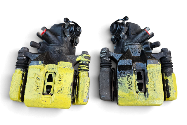 2011-2015 Honda CR-Z CRZ Brake Caliper Rear Right/Left Set, 43019-SZT-G01, 43018-SZT-G01, F055, OEM, 2011, 2012, 2013, 2014, 2015