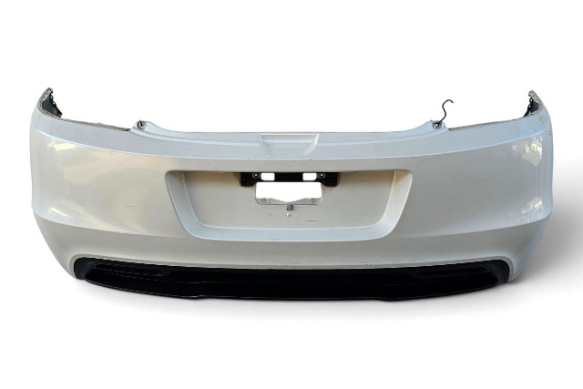 2013-2015 Honda CR-Z CRZ Rear Bumper Cover Assembly White, 04715-SZT-A80ZZ, F055, OEM, 2013, 2014, 2015