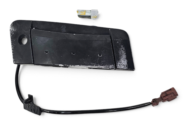 2003-2007 Nissan 350Z Exterior Door Handle Left/Driver Black, 80607-CD401, F056, OEM, 2003, 2004, 2005, 2006, 2007